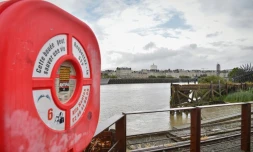 Les rives de Loire à Nantes dans le périmètre où le corps de Steve Maia Caniço a été retrouvé le 29 juillet 2019