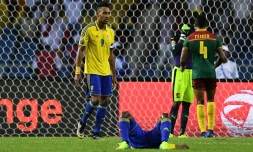 Le Gabon, pays organisateur, quitte la CAN-2017, éliminé par le Cameroun à Libreville, le 22 janvier
