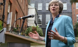 La Première ministre Theresa May le 14 juillet 2016 à Londres