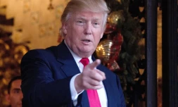 Le président élu des Etats-Unis Donald Trump, le 21 décembre 2016 à Palm beach en Floride