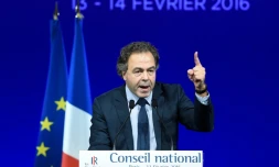 Luc Chatel, le nouveau président du Conseil national des Républicains, le 13 février 2016 à Paris