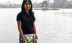 Trang Nguyen, fondatrice de l'ONG WildAct, le 4 mars 2021 Ă HanoĂŻ