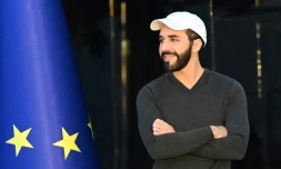Le président Nayib Bukele à Mejicanos, au Salvador, le 17 janvier 2023