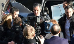 François Fillon à son arrivée le 17 février 2017 à Tourcoing