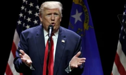 Donald Trump en meeting le 30 octobre 2016 à Las Vegas au Nevada