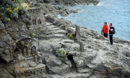 "Les rochers sculptés" par l'Abbé Fouré à Saint-Malo, le 27 juin 2017