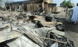 Une précédente attaque à Mafa, au Nigeria, le 2 mars 2014