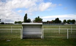 Le terrain du club amateur du FC Parisis, à Herblay près de Paris, le 30 avril 2020