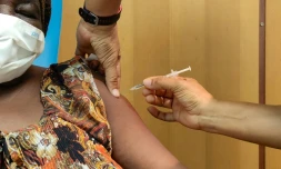 Vaccination à Pointe-à-Pitre, en Guadeloupe, le 6 août 2021