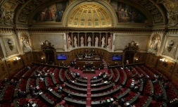 Vue de l'Assemblée nationale en séance, le 27 novembre 2025 à Paris