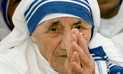 Mère Teresa à New Delhi le 15 mai 1997