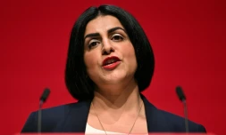 La ministre de l'Intérieur britannique Shabana Mahmood lors du congrès du parti travailliste le 29 octobre 2025