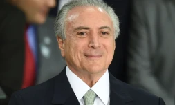 Le président Michel Temer à Brasilia, le 12 mai 2016