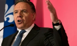 L'homme politique canadien François Legault à Montréal le 28 septembre 2018.