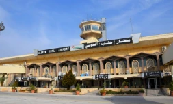 L'aéroport international d'Alep, le 19 février 2020 en Syrie