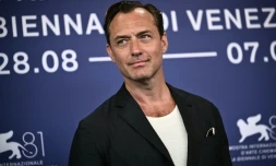 L'acteur britannique Jude Law, le 31 août 2024 à Venise 
