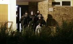 Arrestation d'un homme à Boussy-Saint-Antoine, au sud de Paris, le 8 septembre 2016