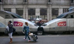 Un TGV Ă la gare Saint-Jean de Bordeaux, le 9 juillet 2012