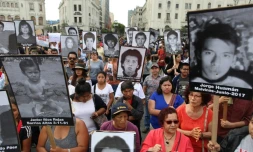 Des Péruviens manifestent contre la grâce accordée par le président Pedro Pablo Kuczynski à l'ex-président Alberto Fujimori, le 25 décembre 2017 à Lima