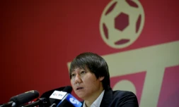 Le sélectionneur de la Chine Li Tie, à Pékin le 5 janvier 2020