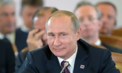 Le président russe Vladimir Poutine à Sotchi en Russie, le 20 mai 2016