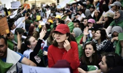 Manifestation d'étudiants algériens contre le régime le 7 mai 2019 à Alger