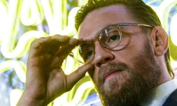 La star irlandaise de MMA, Conor McGregor, à Moscou, le 24 octobre 2019