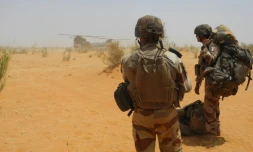 Des soldats français, le 24 mars 2019 dans le centre du Mali