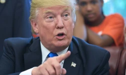 Le président des Etats-Unis Donald Trump, le 25 septembre 2017 à Washington