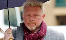 L'ancien joueur de tennis allemand Boris Becker à son arrivée au tribunal à Londres le 6 avril 2022