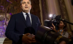 Xavier Bertrand (Les Républicains), le 13 décembre 2015 à Saint-Quentin