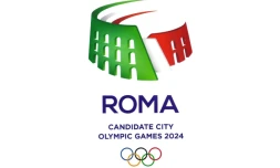 Le logo de la candidature de Rome pour les JO-2024