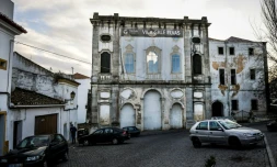 Un ancien couvent puis tribunal militaire qui sera converti en hôtel de luxe, à Elvas, au Portugal, le 30 janvier 2018