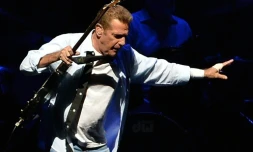 Glen Frey du groupe Eagles lors d'un concert le 16 octobre 2013 à Nashville aux Etats-Unis