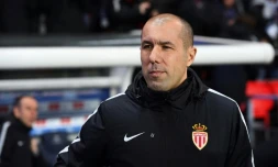 L'entraîneur de Monaco Leonardo Jardim lors du match face au PSG, le 29 janvier 2017 au Parc des Princes