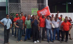 Le Port - Mercredi 27 avril 2011 - Les salariés d'ADP ont débrayé