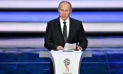 La cérémonie du tirage au sort pour la Coupe du monde en Russie (14 juin-15 juillet) a été ouverte au Kremlin à Moscou, par le président russe Vladimir Poutine et le président de la Fifa Gianni Infantino