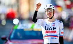 Le SlovÚne Tadej Pogacar a remporté en solitaire la classique LiÚge-Bastogne-LiÚge le 21 avril 2024