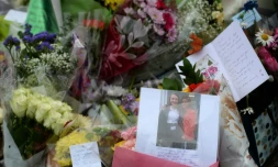 Hommages à la députée assassinée Jo Cox, le 17 juin 2016 à Birstall
