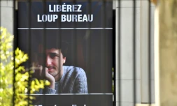 Un portrait du journaliste français Loup Bureau à Nantes le 31 août 2017