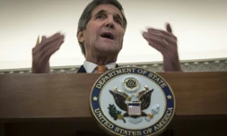 Le secrétaire d'Etat américain John Kerry, le 23 octobre 2015 à Vienne