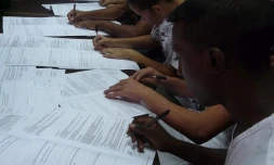 Mardi 3 mai 2011 - Incorporation des quinze "cadets" du RSMA de La Réunion (Photo Emilie Sorres)