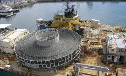 Présentation du projet de câble sous-marin (Photo Nicolas Lalande)