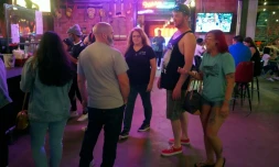 Au Truck Yard Ă Houston le 9 avril 2021