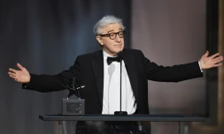 Woody Allen lors d'une remise de prix à Hollywood le 8 juin 2017