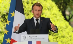 Conférence de presse d'Emmanuel Macron à Ajaccio le 10 septembre 2020