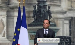 Le président Français François Hollande à Paris, le 4 mars 2017