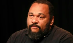 Le polémiste Dieudonné, le 20 mai 2017 au théâtre de la Main d'Or à Paris