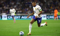 Le capitaine Kylian Mbappé lors de son dernier match avec les Bleus en Ligue des nations contre la Belgique à Lyon, le 9 septembre 2024  