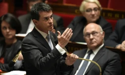 Le Premier ministre, Manuel Valls, le 28 octobre 2015 Ă Paris